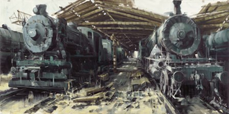 Roundhouse by Antonio Massa art print