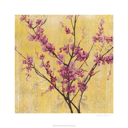 Fuchsia Blossoms I by Jennifer Goldberger art print