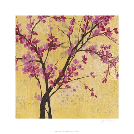 Fuchsia Blossoms II by Jennifer Goldberger art print