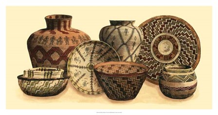 Hand Woven Baskets VI by Vision Studio art print