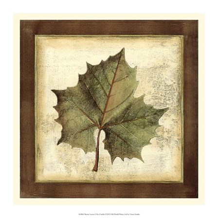 Rustic Leaves I - No Crackle by Vision Studio art print