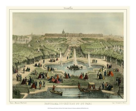 Panorama Du Chateau et Du Parc art print