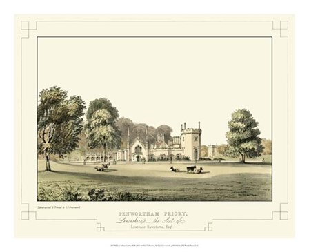 Lancashire Castles III by C.J Greenwood art print