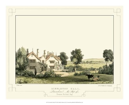 Lancashire Castles IV by C.J Greenwood art print