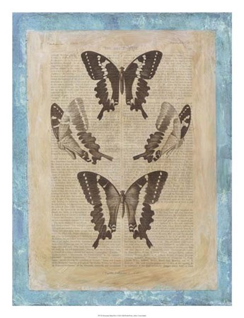 Bookplate Butterflies I by Vision Studio art print