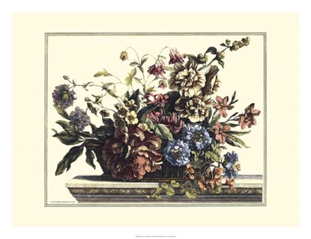 Basket of Flowers I by Jean Baptiste art print
