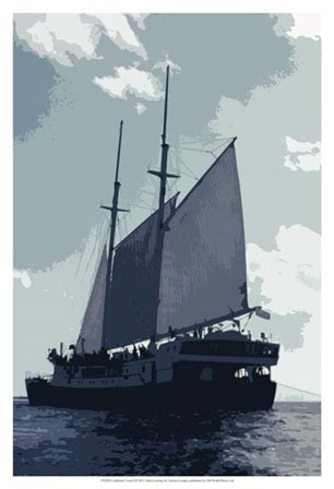 Caribbean Vessel I by Carolyn Longley art print