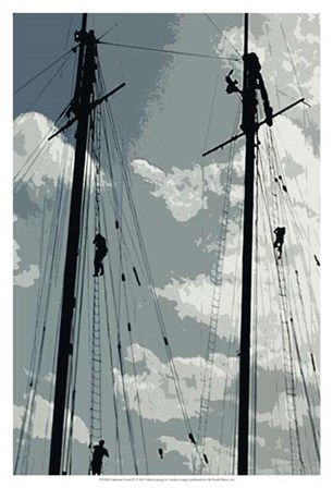 Caribbean Vessel IV by Carolyn Longley art print