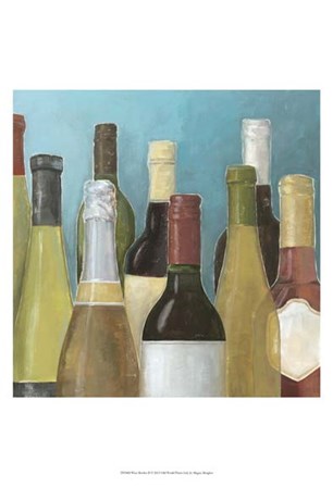 Wine Bottles II by Megan Meagher art print