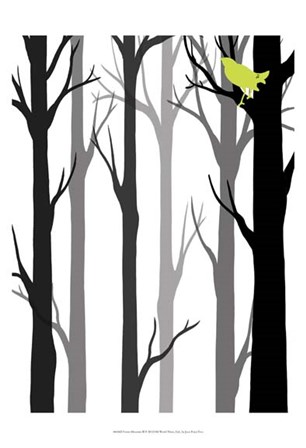 Forest Silhouette II by June Erica Vess art print