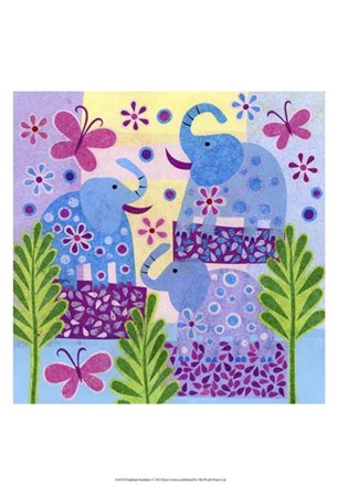 Elephant Sunshine by Kim Conway art print