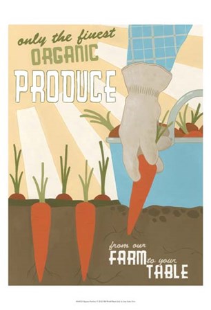 Organic Produce by June Erica Vess art print