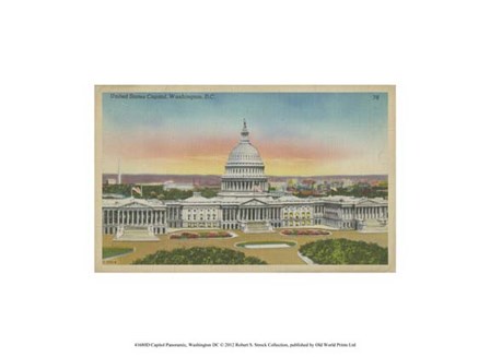 Capitol Panoramic, Washington, D.C. art print