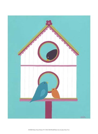 Home Tweet Home IV by June Erica Vess art print