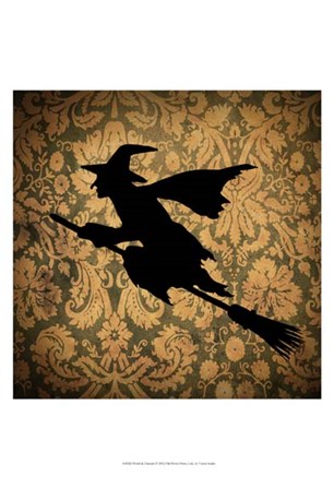 Witch &amp; Damask by Vision Studio art print