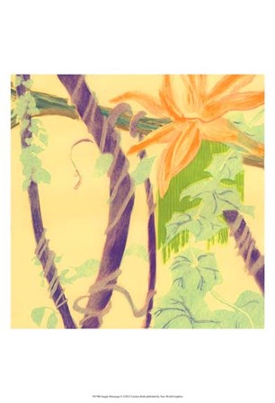 Jungle Monotype V by Carolyn Roth art print