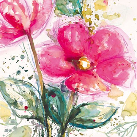 Pink Flower I by Lilian Scott art print