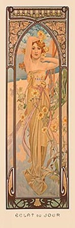 Eclat Du Jour by Alphonse Mucha art print