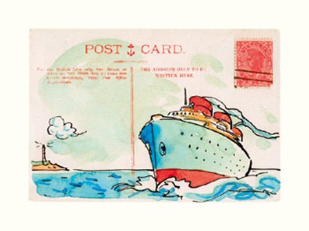 Carte Postal V by Claire Fletcher art print