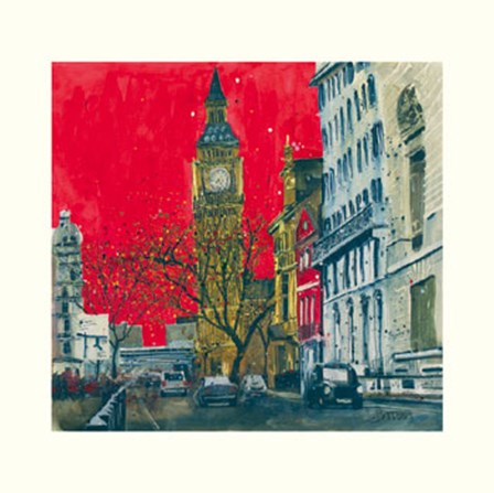 End of the Week, Westminster, London by Susan Brown art print