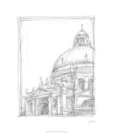 Sketches of Venice II by Ethan Harper art print