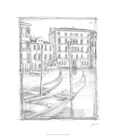 Sketches of Venice III by Ethan Harper art print
