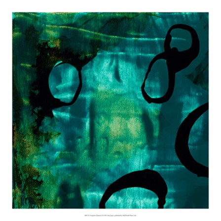 Turquoise Element I by Sisa Jasper art print