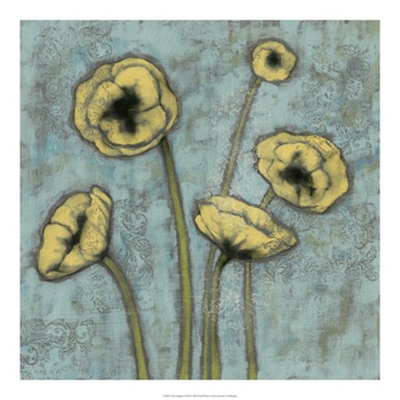 Sun Poppies I by Jennifer Goldberger art print
