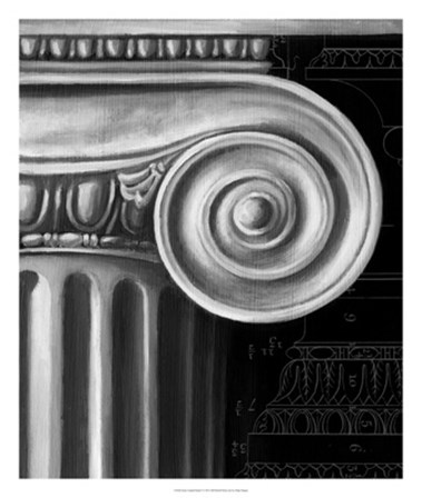 Ionic Capital Detail I by Ethan Harper art print