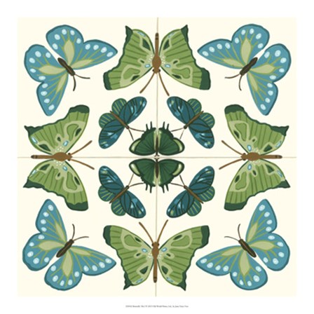 Butterfly Tile I by June Erica Vess art print