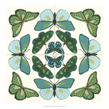 Butterfly Tile II by June Erica Vess art print