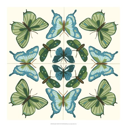 Butterfly Tile III by June Erica Vess art print
