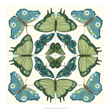 Butterfly Tile IV by June Erica Vess art print