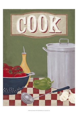 Cook&#39;s Kitchen by June Erica Vess art print