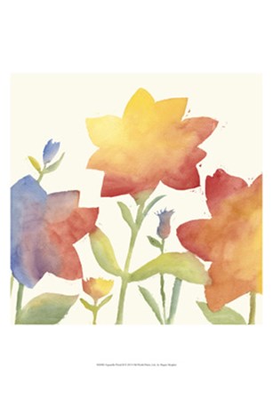 Aquarelle Floral II by Megan Meagher art print