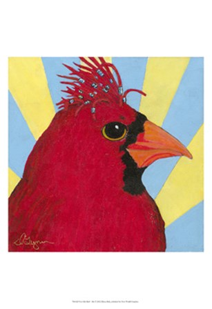 You Silly Bird - Mo by Dlynn Roll art print