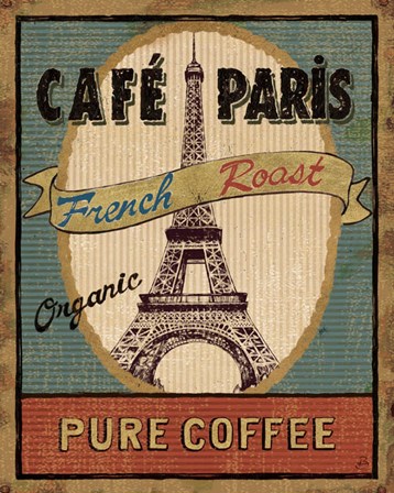 Coffee Blend Label II by Daphne Brissonnet art print