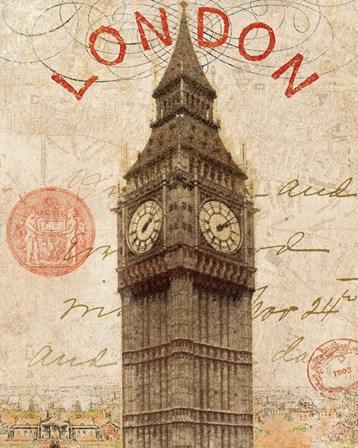 Letter from London by Wild Apple Portfolio art print