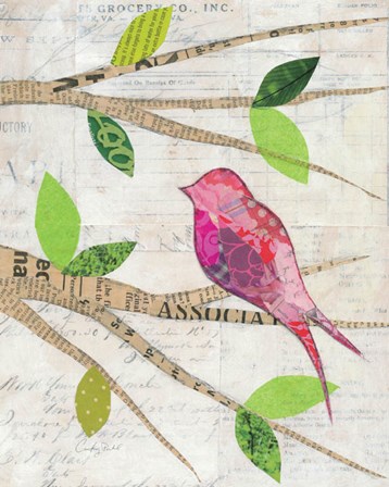 Birds in Spring IV by Courtney Prahl art print