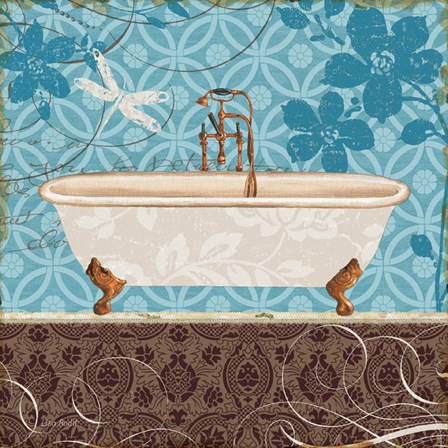 Eco Motif Bath II by Lisa Audit art print