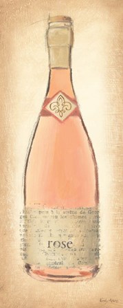 Sparkling Rose Bottle by Emily Adams art print