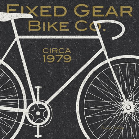 Fixed Gear Bike Co. by Michael Mullan art print