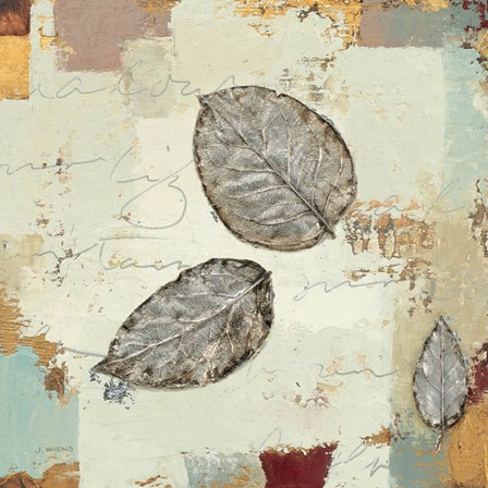 Silver Leaves IV by James Wiens art print