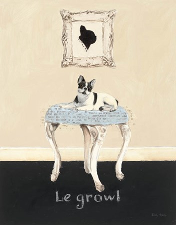 Le Growl by Emily Adams art print