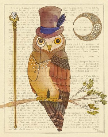 Steampunk Owl II by Wild Apple Portfolio art print