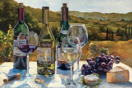 A Wine Tasting by Marilyn Hageman art print