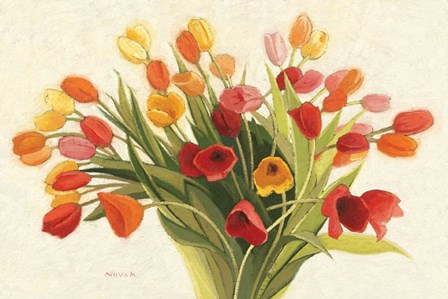 Spring Tulips by Shirley Novak art print