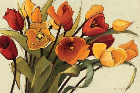 Tulip Time by Shirley Novak art print
