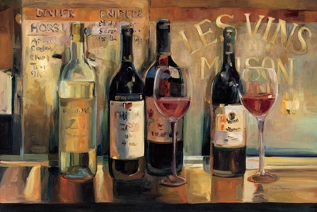 Les Vins Maison by Marilyn Hageman art print