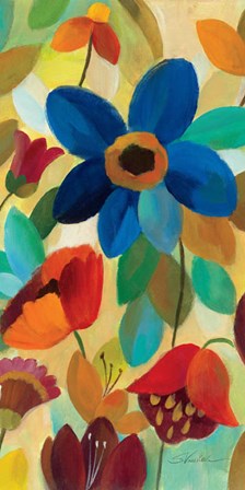 Summer Floral Panel I by Silvia Vassileva art print